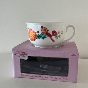Sailor moon Crystal microwaveable soup mug with lid